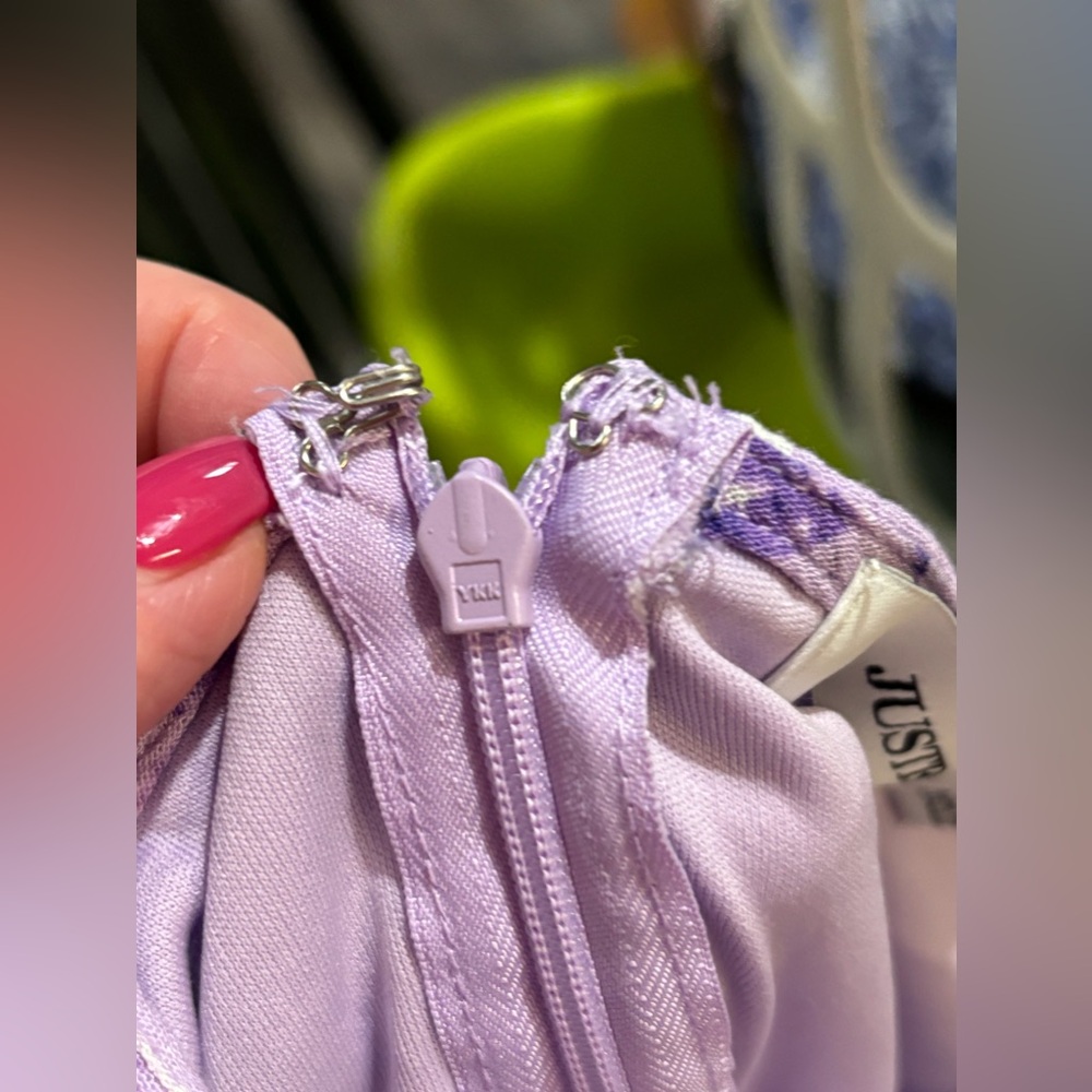 NWOT JustFab cami top purple Large - Picture 5 of 6